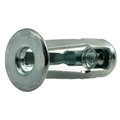 Midwest Fastener Rivet Nut, M4-0.70 Thread Size, 22mm L, Steel, 10 PK 39462
